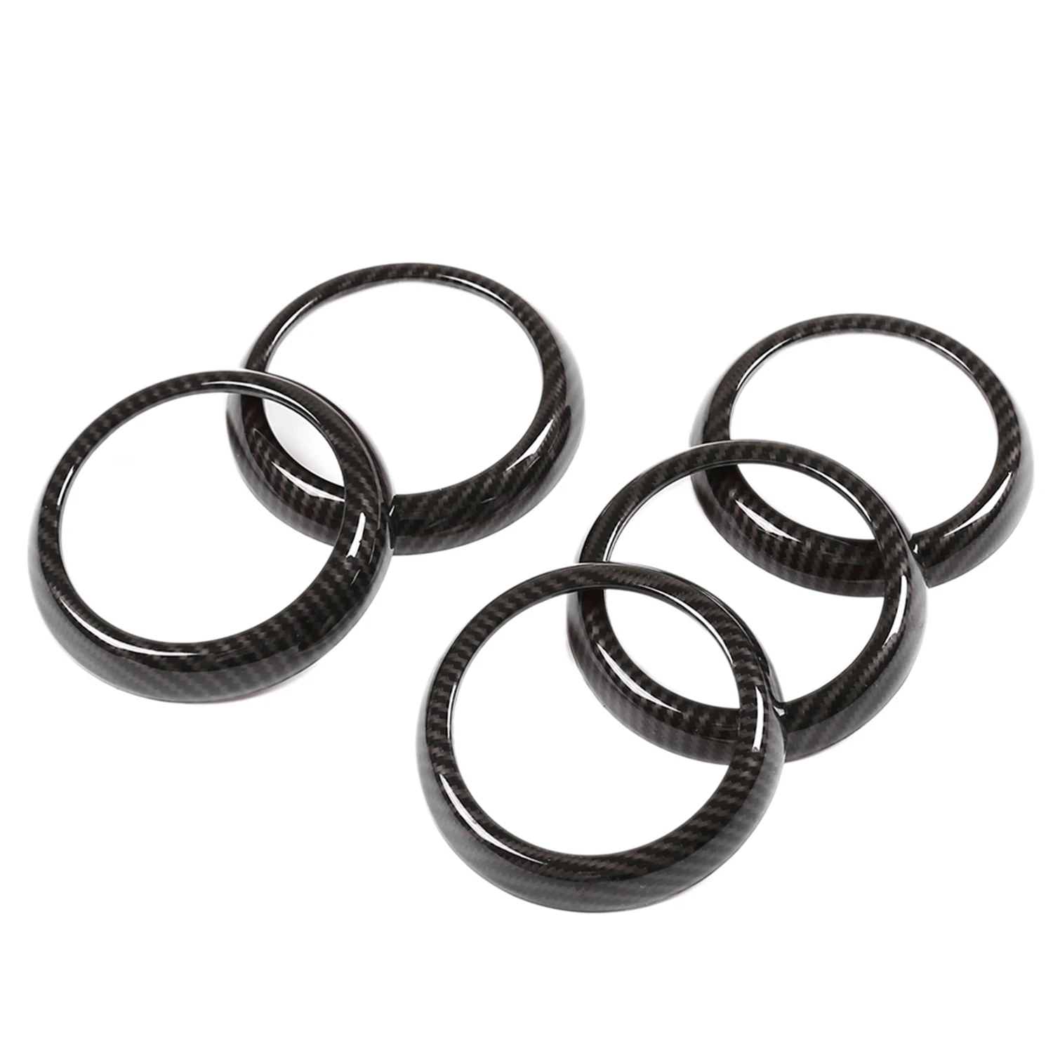 5 шт. наклейки на решетку вентиляционного отверстия из углеродного волокна для