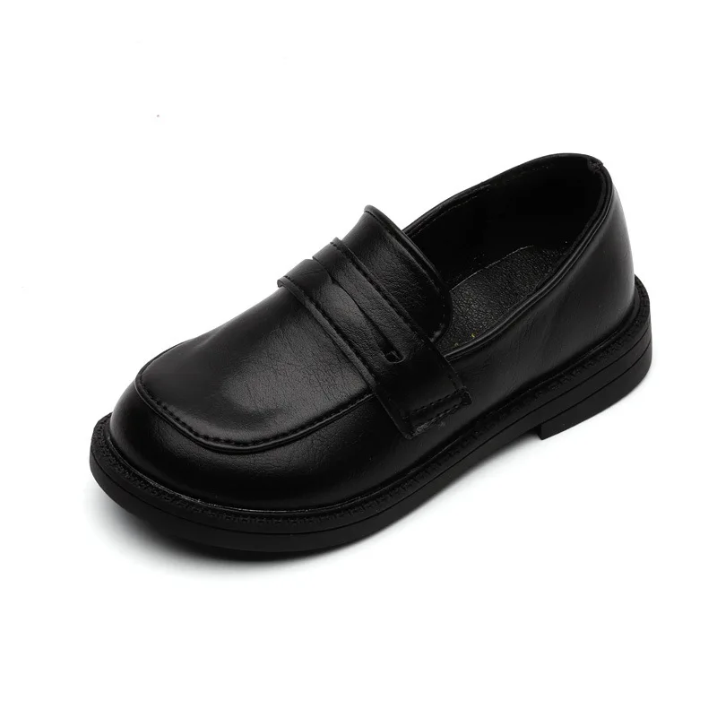 

Children's Leather Shoes Spring New Boys and Girls British Style Retro Single Shoes Student Children's Performance Shoes 23-34