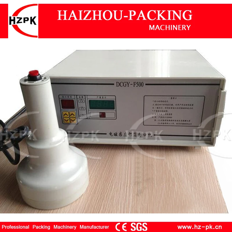 HZPK Handle Type Bottle Induction Sealing Foil Induction Sealer machine Aluminum Foil Sealing Machine For 20-90mm Cap DCGY-F500 enlarge