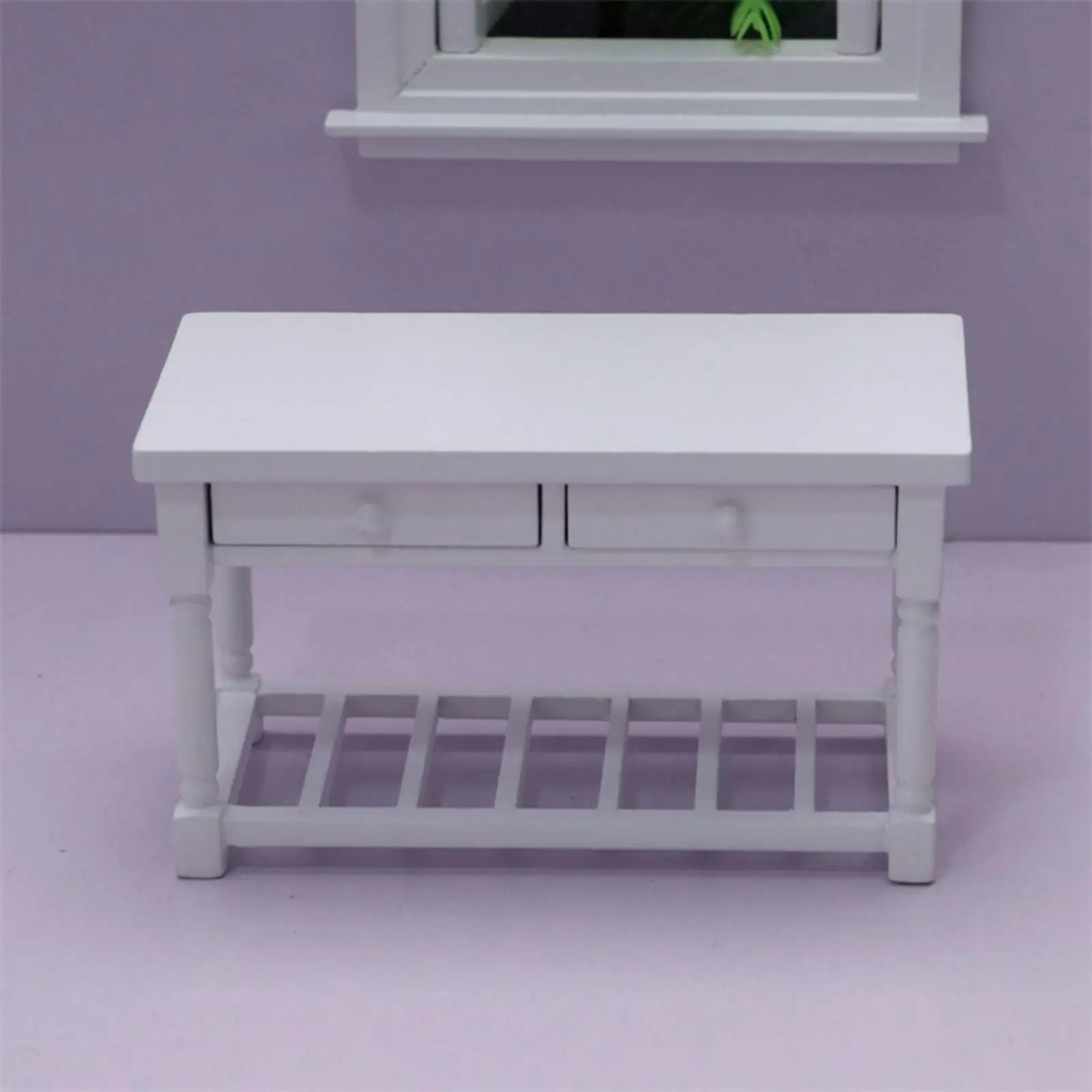 

1/12 Computer Desk Life Scene Mini Bedroom Furniture for The