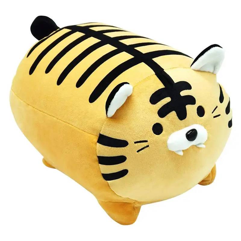 

35cm Fat Tiger Plush Toy Stuffed Animal Tiger Doll Soft Comfortable Tiger Doll Sleeping Pillow For Kids Gift year of the tiger