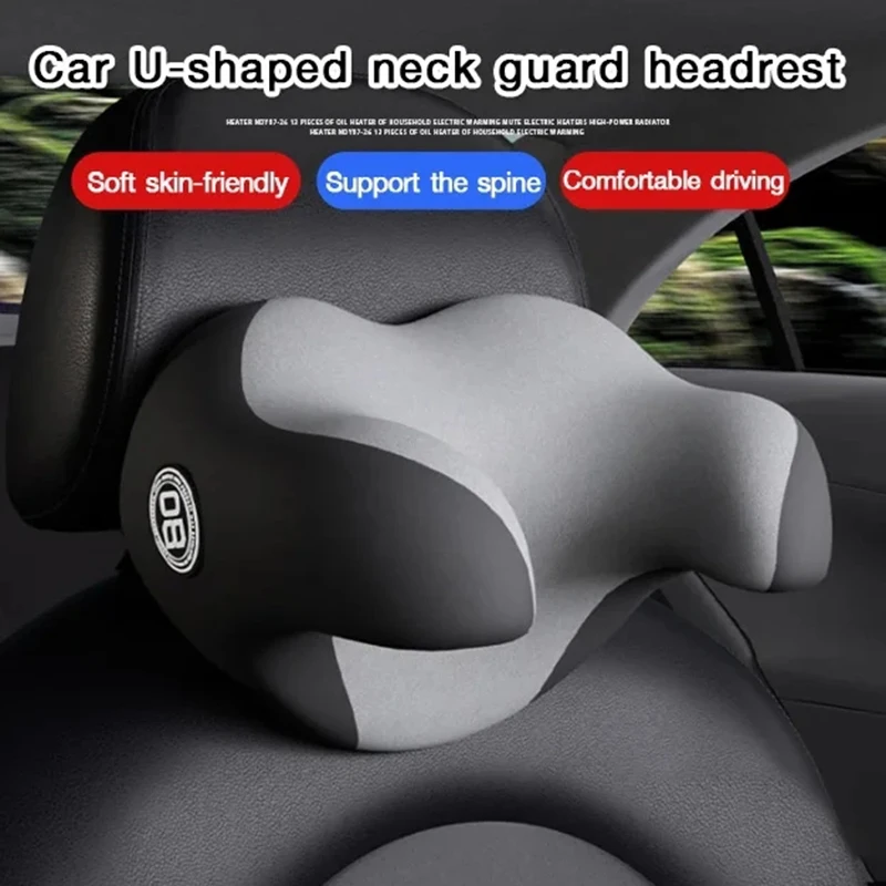 

Car U-shaped Headrest Car 3D Memory Foam Neck Pillow Comfortable Skin-friendly Neck Pillow Personalized Car Decoration Products
