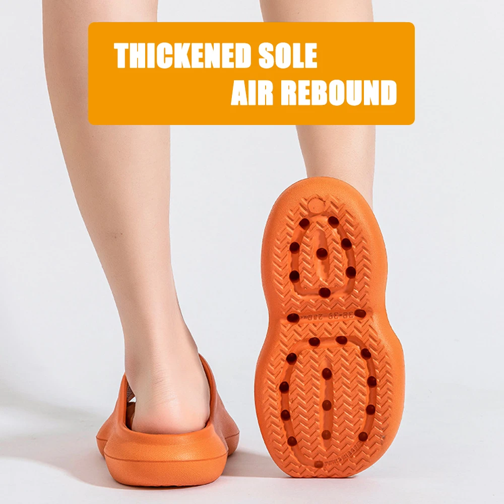 2022 Fashion Thick Platform Slippers Women Horsehold Female Summer Non-Slip Household Home Indoor Bath Sandal Ladies Slipper Men