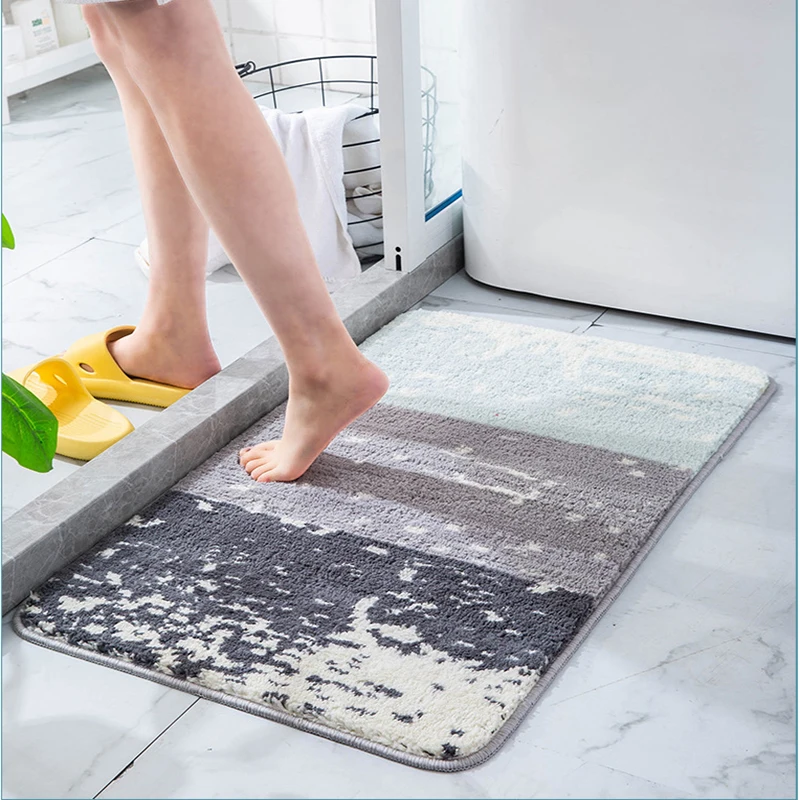 

Bath Mat Cute Not Slip Absorbent Bathroom Carpet Soft Strong Water Absorption Floor Area Rug For Shower Room 40x60/50*80/60x90cm