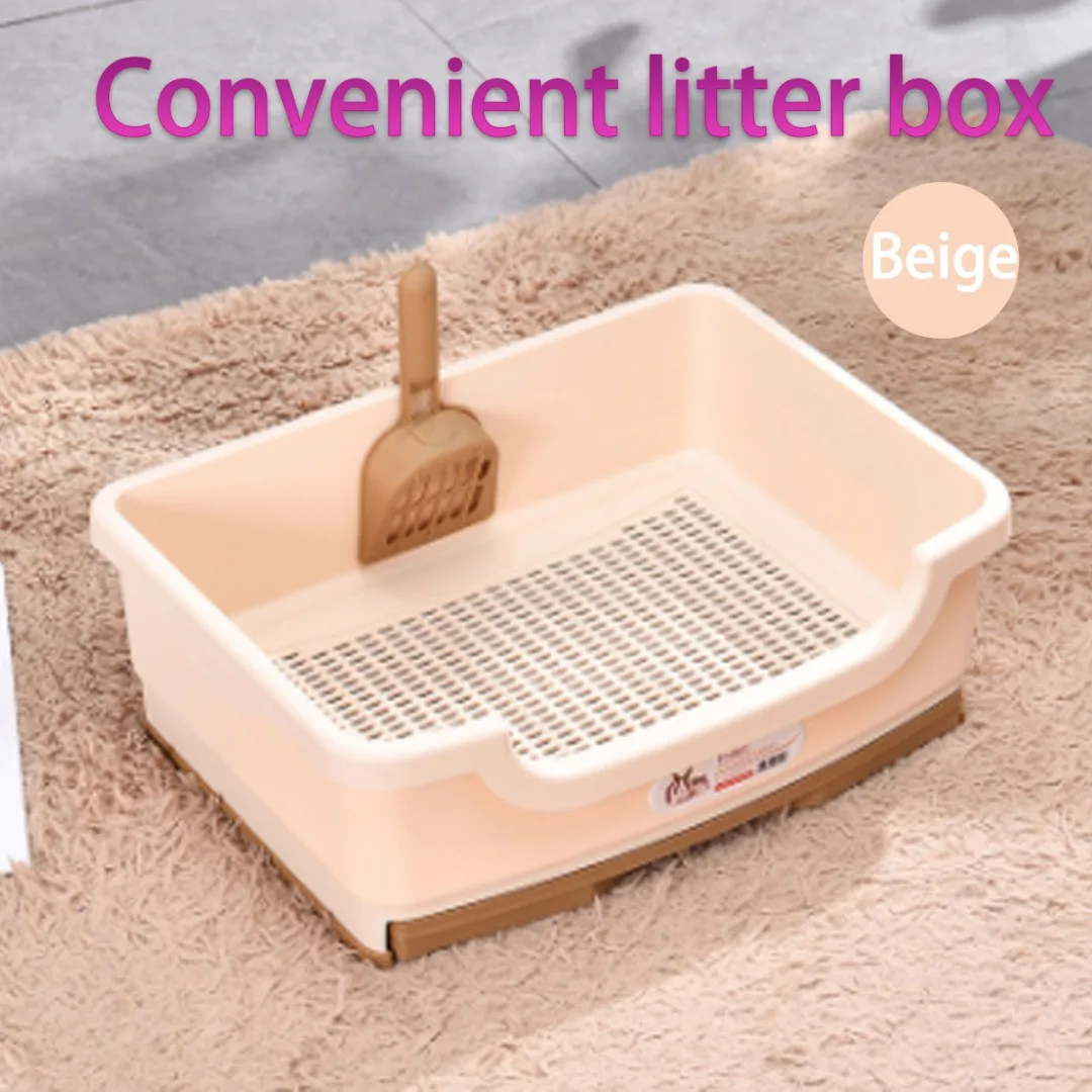 

Легкий Ящик для туалета, чистящий ящик для туалета, большой стильный аксессуар для защиты от брызг, поднос для котят