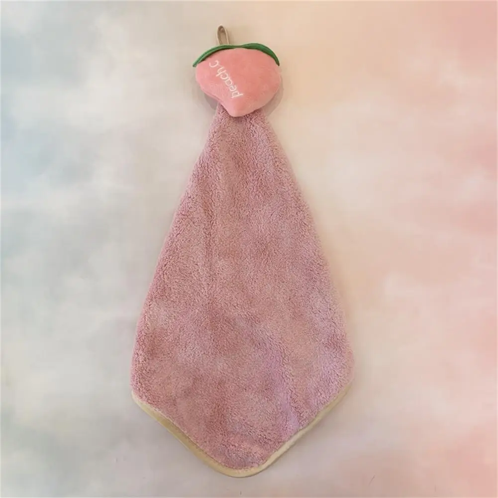 

Подвесное кухонное полотенце из высококачественного кораллового флиса, мягкое подвесное полотенце для рук, удобное на ощупь подвесное пол...