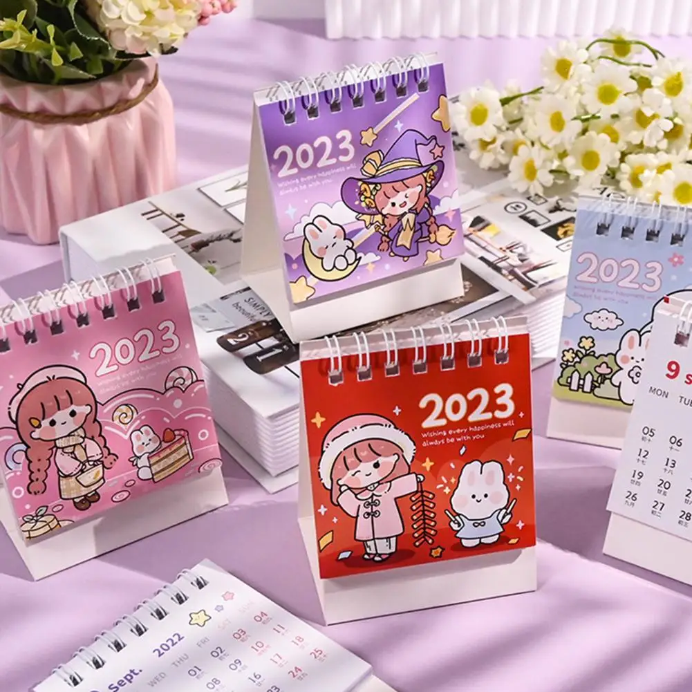 

Привлекательный настольный календарь, декоративный экологически чистый календарь, двухпроводная переплетка, 12 ежемесячных флип-календаре...