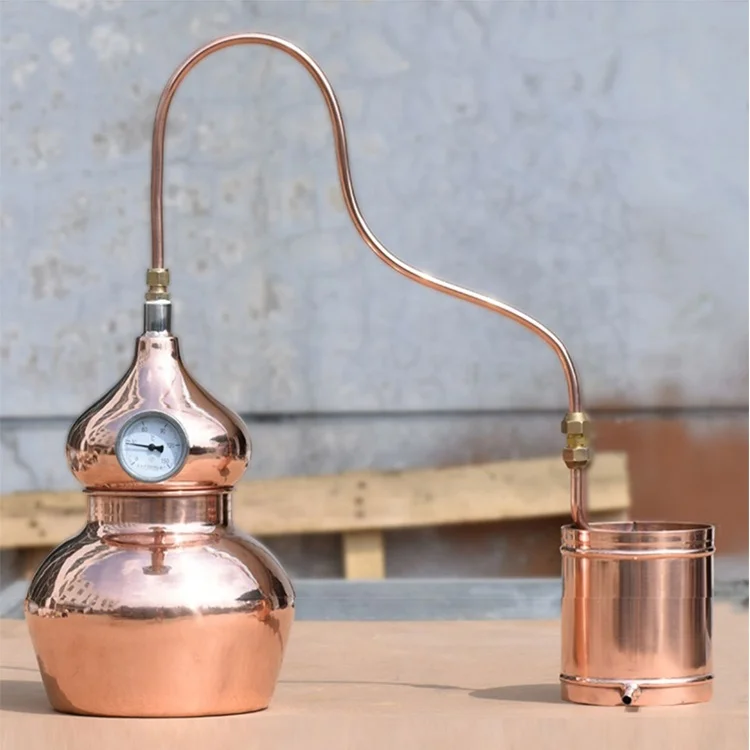 Медный дистиллятор Destillery медный в горшке домашний