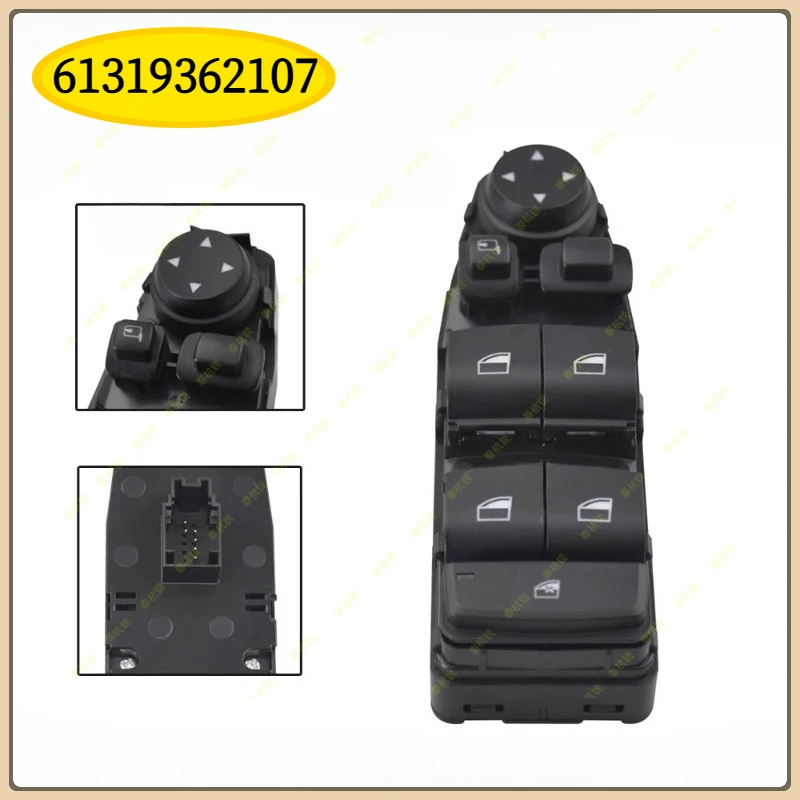 

61319362107 Главный переключатель окна, переключатель зеркала с BMW 1 3 5 серии X1 F48 F49 F20 X3 F10 F30 F07 F11 F06 F25 6131920811