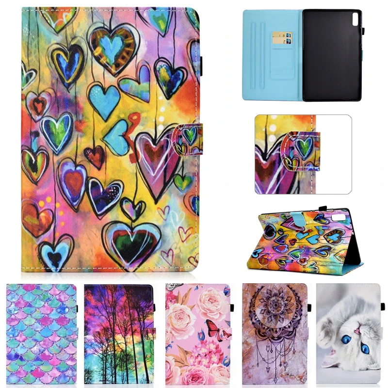 

Coque For Lenovo M9 Cover 9 inch tb310fu tb310xu Cute Painted Wallet Stand Cover For Funda Lenovo Tab M9 Tablet Case Kids