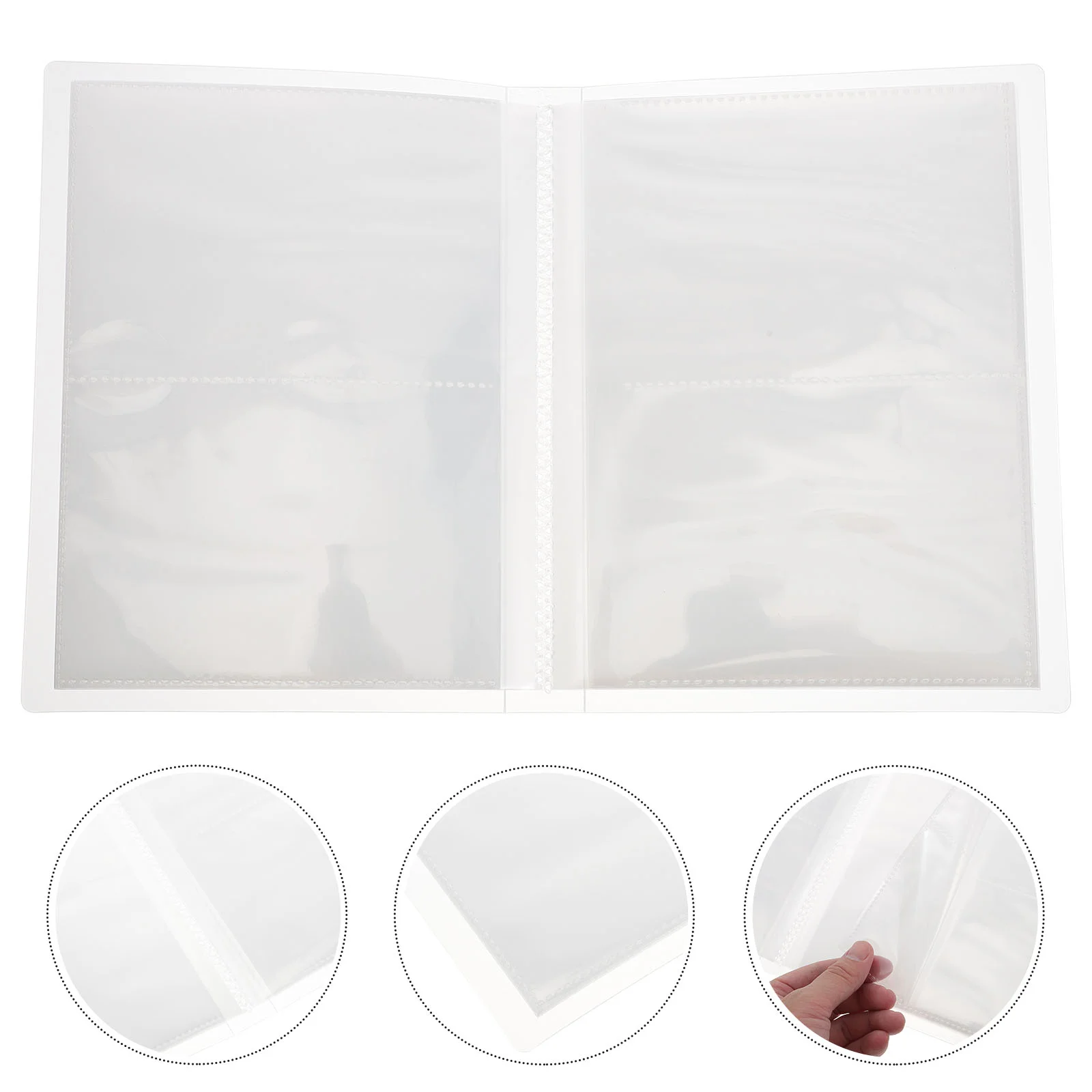 

Nail Sticker Book Album Decal Storagedisplay Albums Binder Collection 3D Organizer Portable