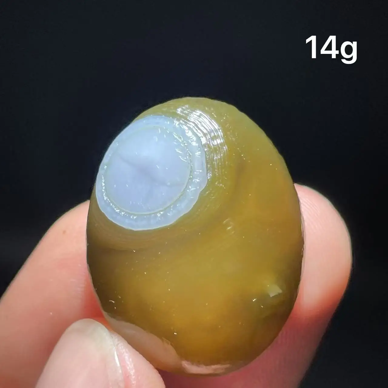 

Зеленый Сардоникс бусина