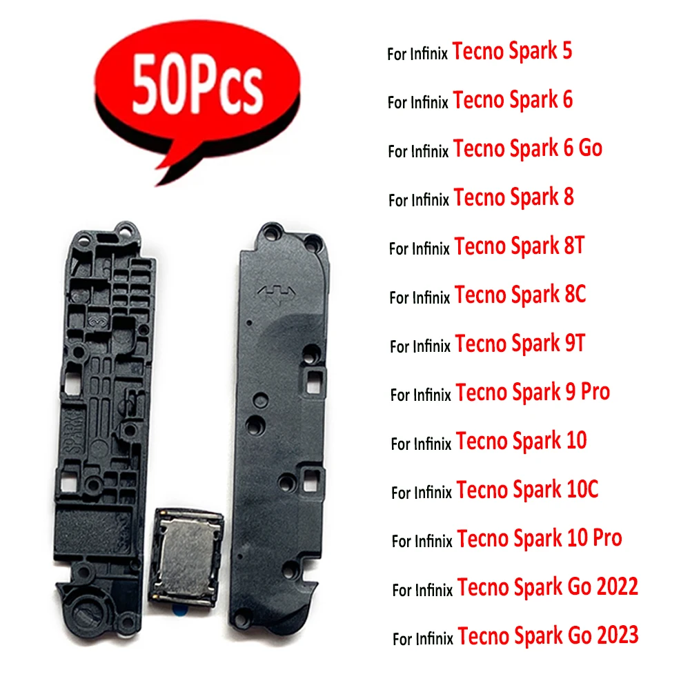50 шт. запасные части для громкоговорителя зуммера звонка Infinix Tecno Spark 6 8 10 10C 5 8T 8C 9T 9
