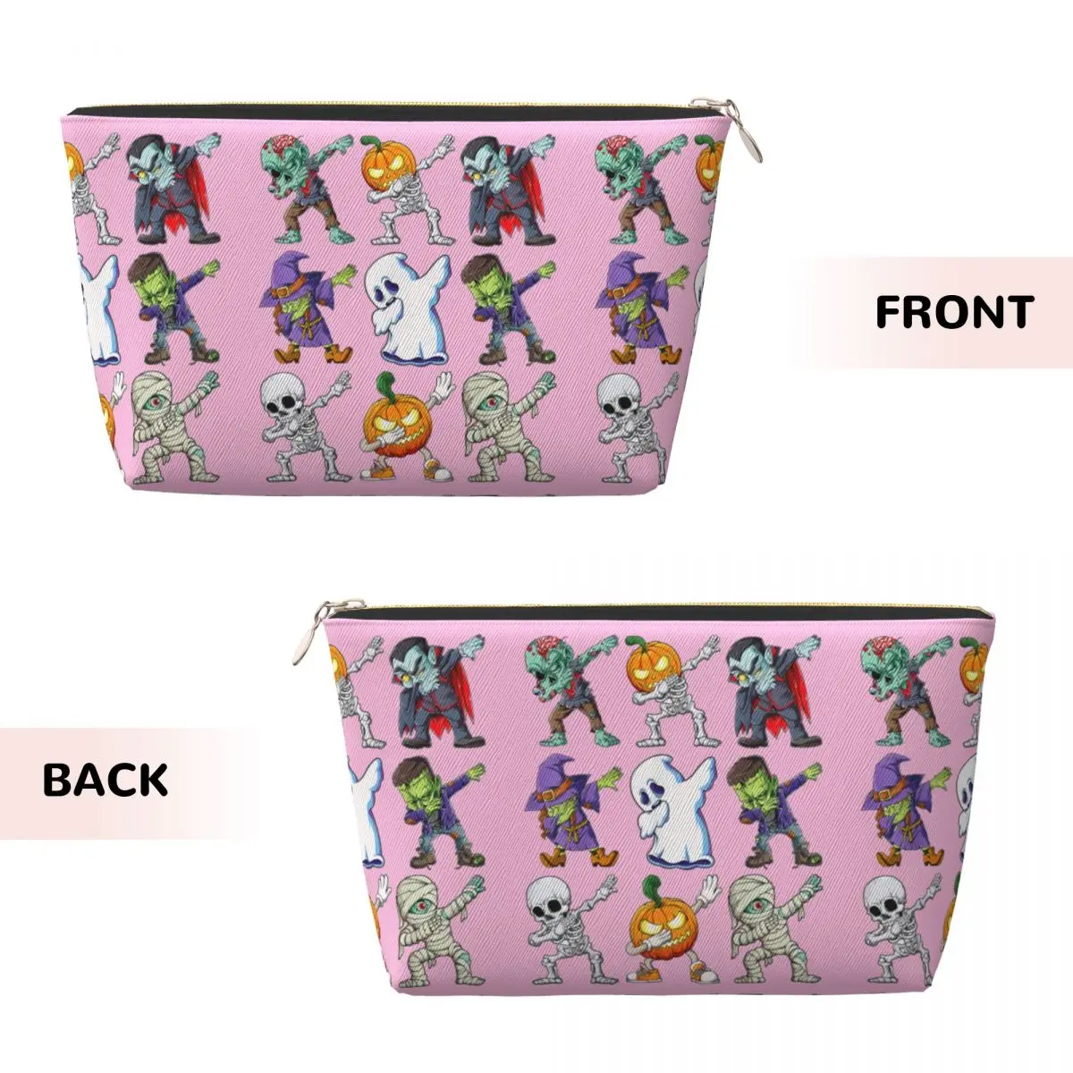 Пользовательский скелет зомби страшная тыква мумия косметичка Хэллоуин макияж