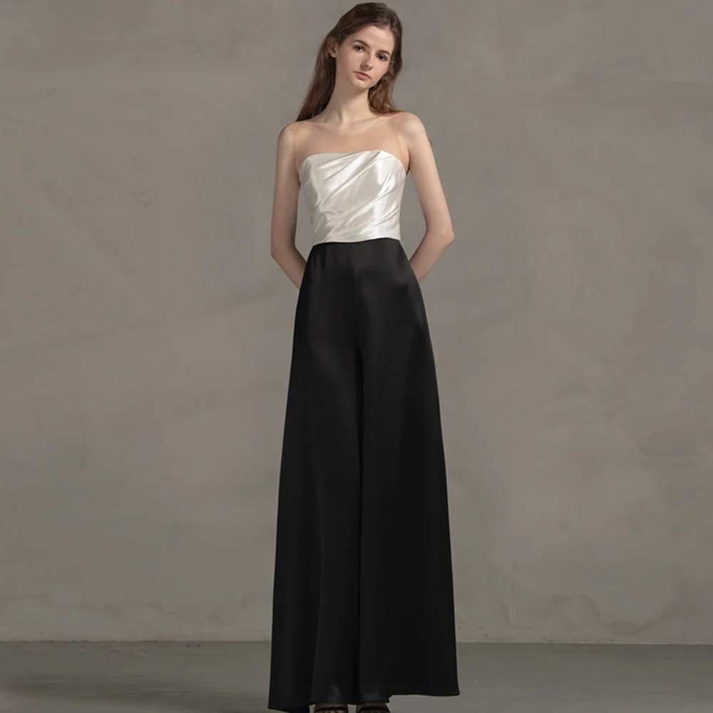 

Prom Dresses Ankle-Length SATIN A-LINE Evening Gown Sexy Prom Dress