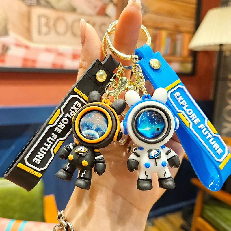 Автомобильный держатель для ключей брелок с мультяшным медведем симпатичный