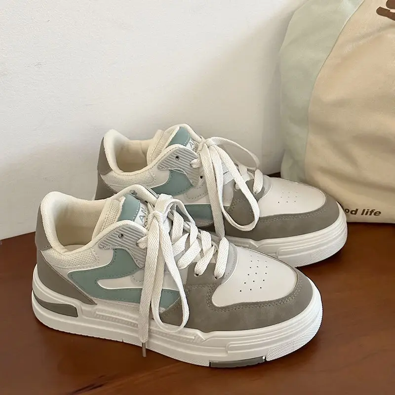 Harajuku Shoes Women Platform Sneakers Casual Flats Tennis Female Sports Vulcanize Black White Korean Footwear Spring