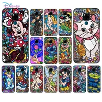 disney mosaic stitch princess phone case for huawei mate 20 10 9 40 30 lite pro x nova 2 3i 7se