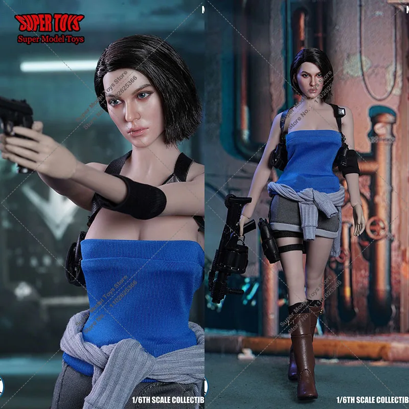 Супер утка C026 масштаб 1/6 женщина-полицейская голова Jill костюм одежда оружие
