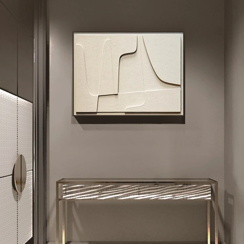 

Stylish Abstract Decorative Plates Wall Hanging Restaurant Metal Decorative Frame Wall Art Creative Deco Murale Home Accessories