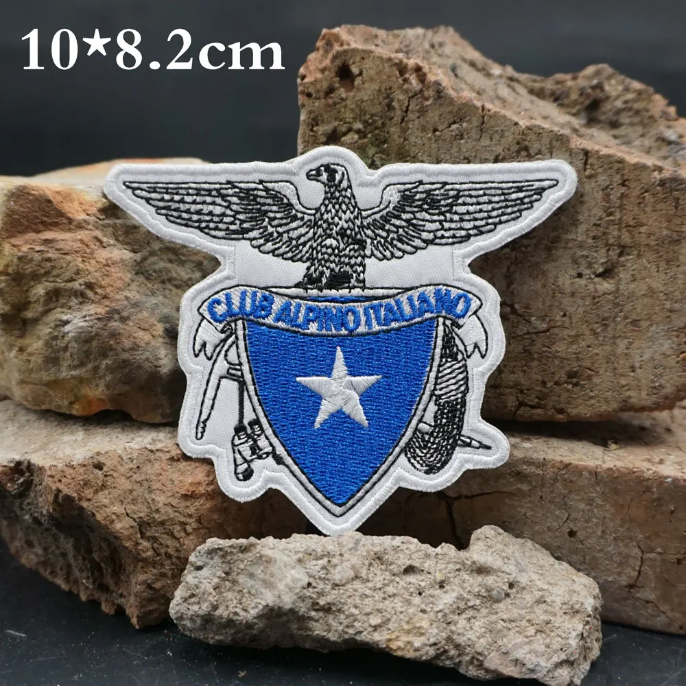 Эмблема клуба alpino вышитые нашивки-аппликация швейная этикетка в стиле панк