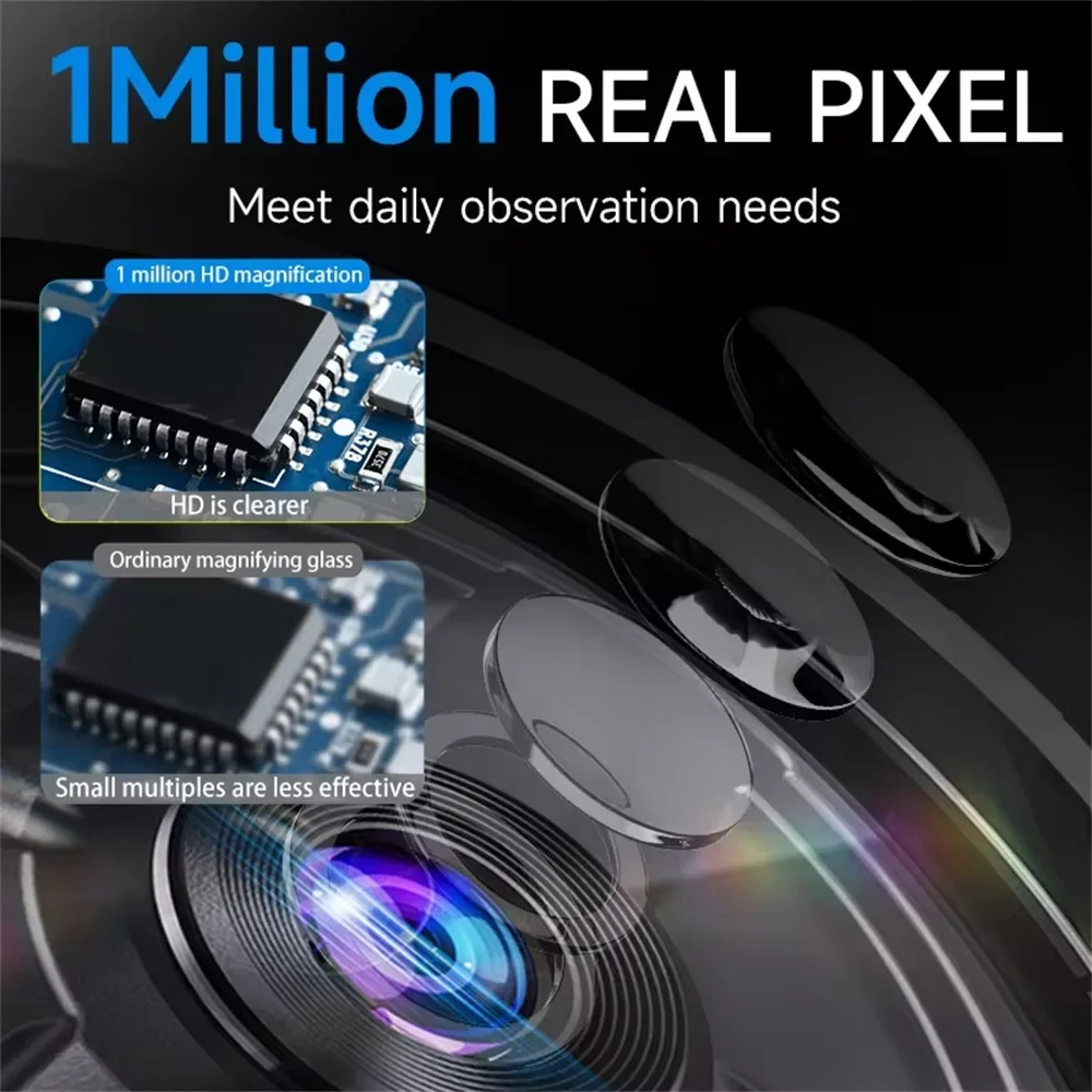 Ручной мини-электронный цифровой микроскоп с 100-кратным увеличением