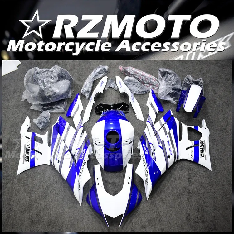 

Injection Mold New ABS Fairings Kit Fit for YAMAHA YZF- R3 R25 2019 2020 2021 2022 19 20 21 22 Bodywork Set Blue White