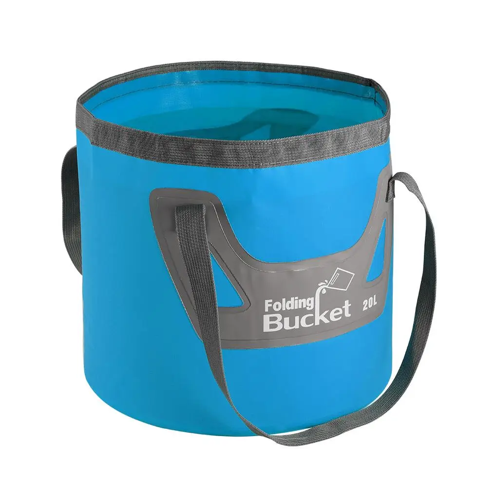 

20L Portable Bucket Water Storage Bag Storage Bag Waterproof Water Bag Fishing Folding Bucket