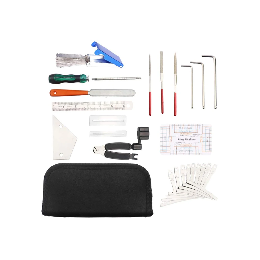 

25 Pieces/Set Guitar String Winder Assortment Portable Guitars Repair Tool Kit Musical Instrument String Equipment Accessories