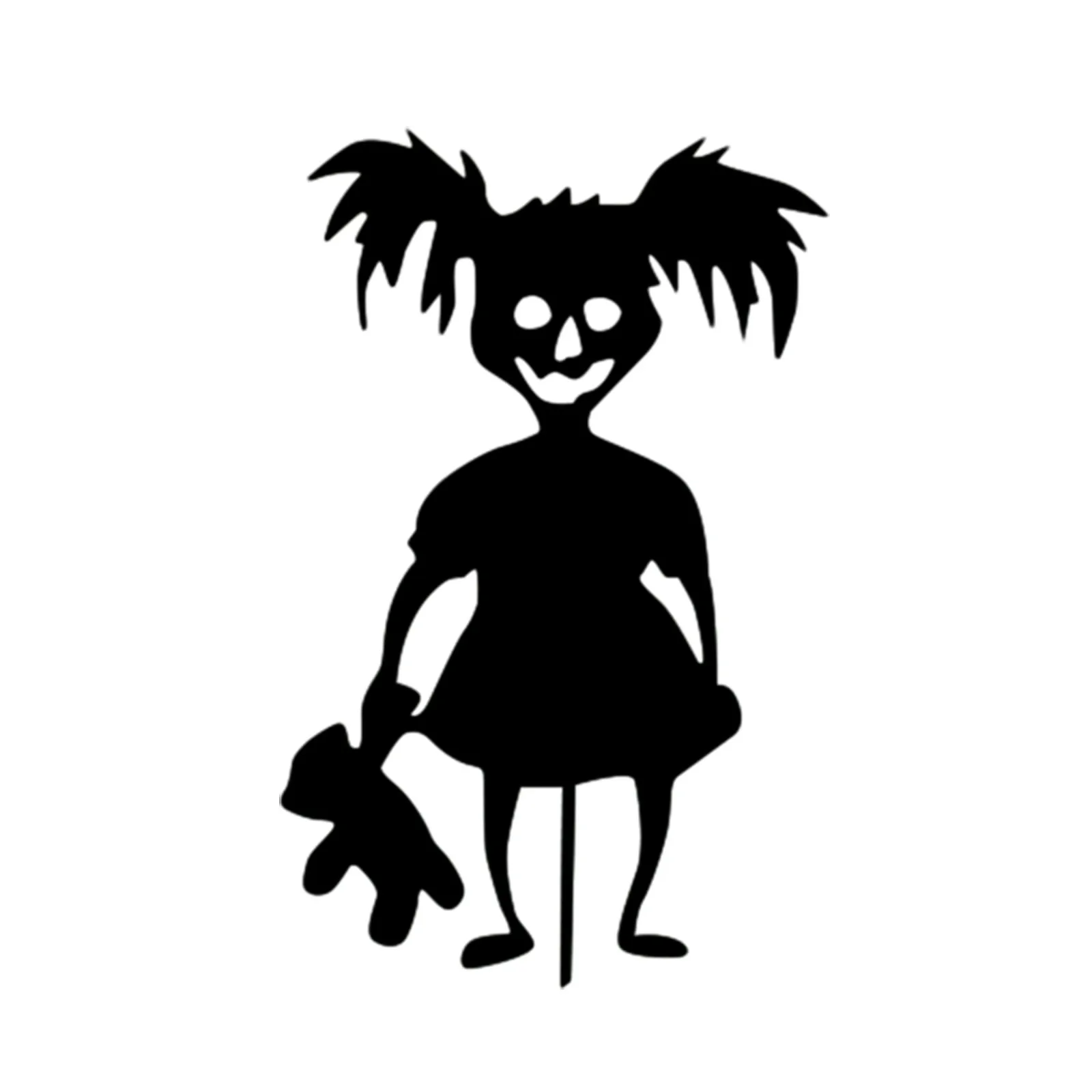 

Metal Christmas Decor Indoor Outline Art Pile Metal Little Decoration Devil Silhouette Garden Garden Decorati Patio Lawn &