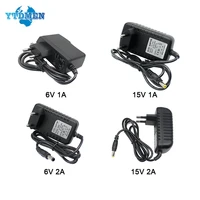 ac 110 240v dc to dc 15 v 6v 1a 2a universal power adapter supply charger micro usb charger eu plug adaptor for led light strips