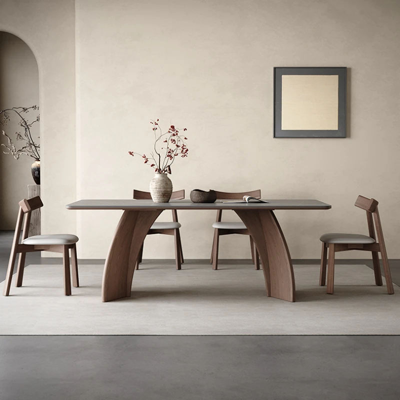 Кухонный стол Обеденный элегантный Дизайнерский кофе Прямоугольная