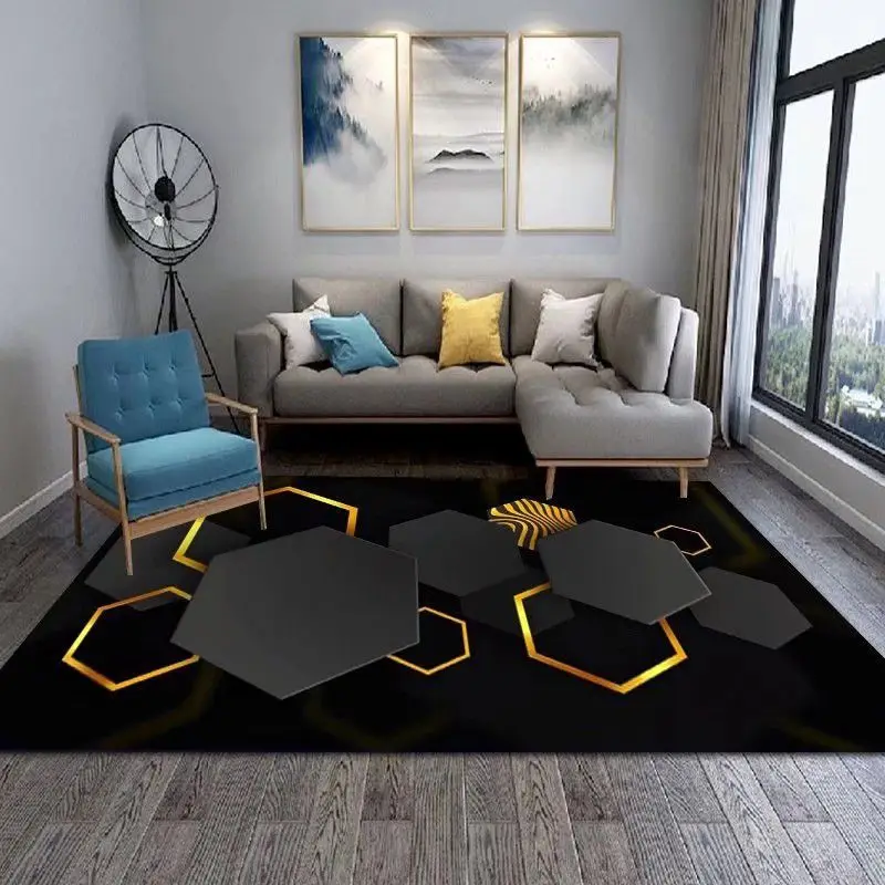 

Ковры в европейском стиле для спальни, украшение для гостиной, коврик для домашнего декора для подростков, Нескользящие коврики, ковер для з...