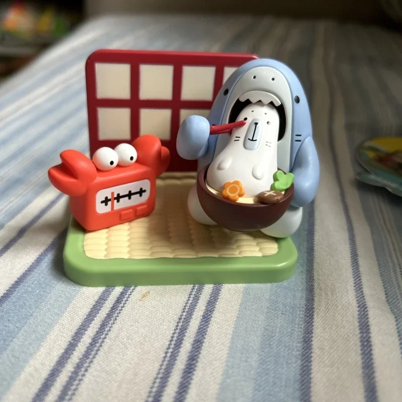 Аниме Same-z Shark King And Little Seal мягкая и восхитительная искусственная игрушка фигурки