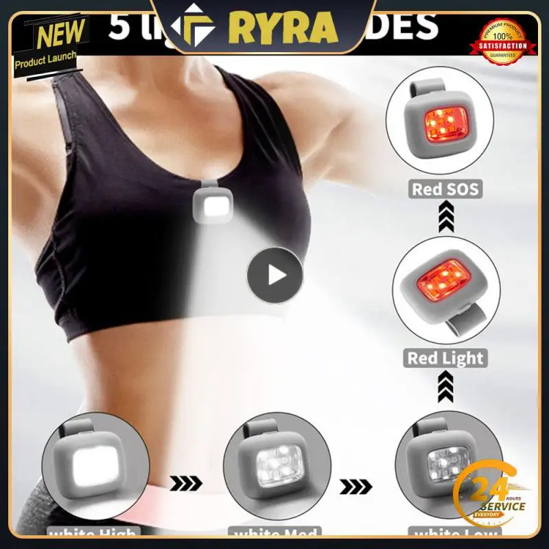 

Breast Light Colorful Package Easy To Attach And Remove Outdoor Lights Red Headlights Outdoor Lighting Night Running Lights