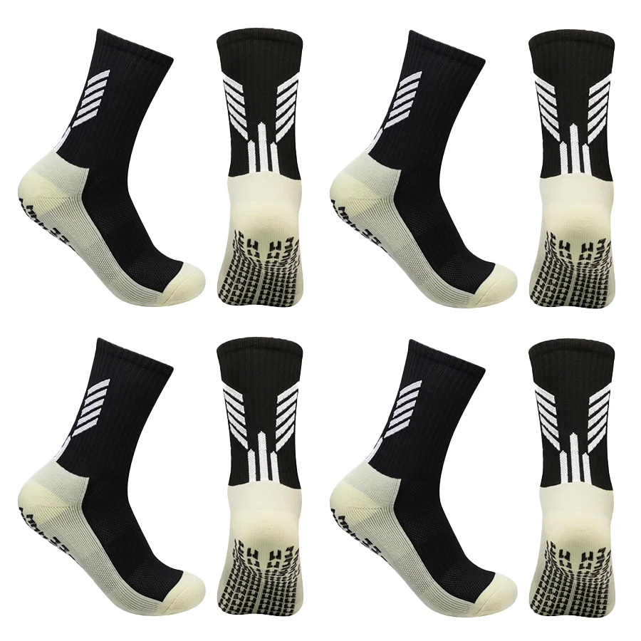 4 пары Нескользящие дышащие спортивные носки для мужчин и женщин
