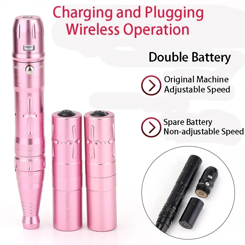 Беспроводная тату-машинка полный набор татуировок с 20 шт. картриджная игла