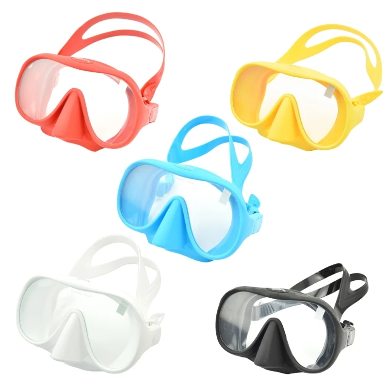 

Adult Diving Mask Tempered Glass Diving Mask Anti-Fog Swim Mask Goggles N58B