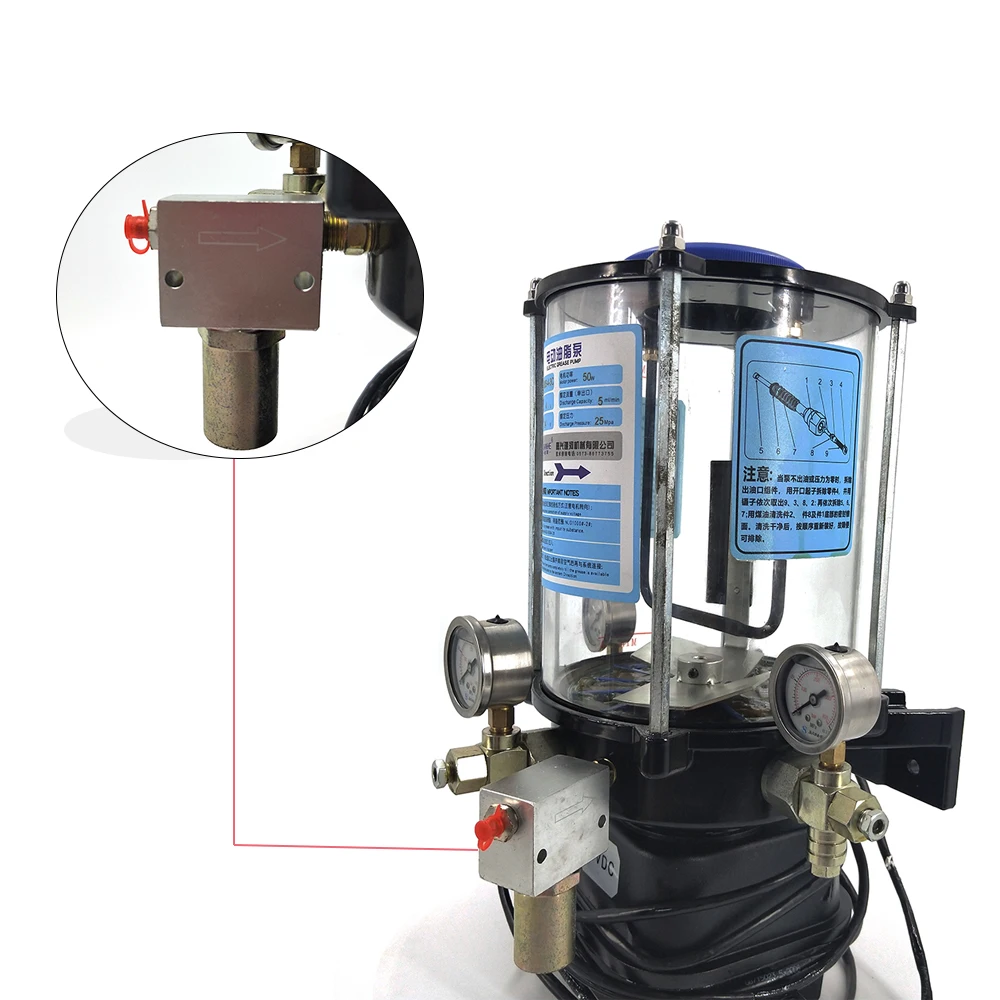 

24V 220V Grease Lubrication Piston Pump CNC Automatic Electric Control Centralized Lubrication Systems