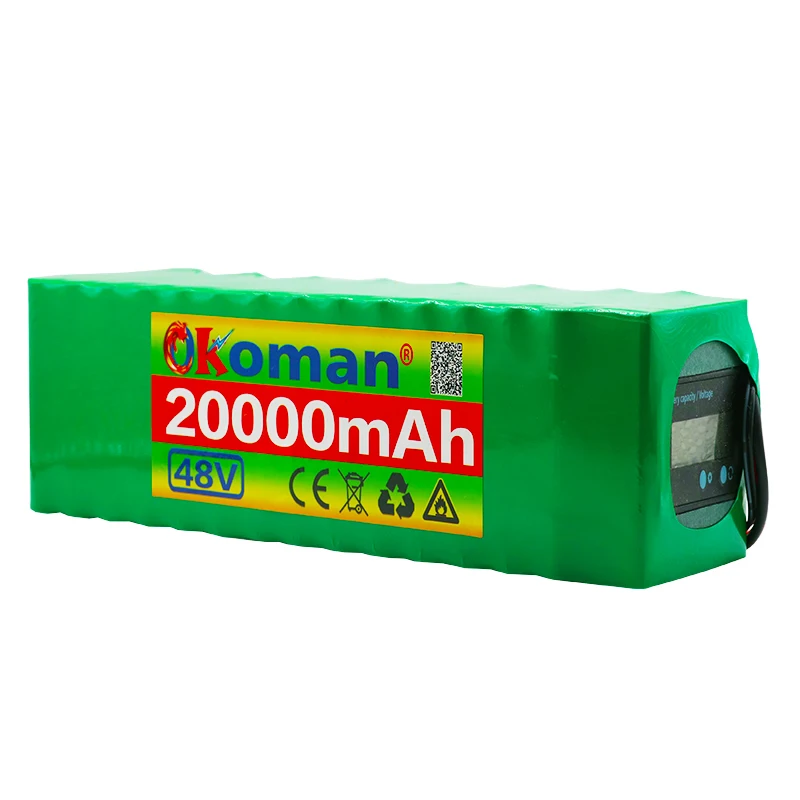 Аккумулятор для электровелосипеда 48 В 20 Ач 25 А фотоаккумулятор с аккумулятором