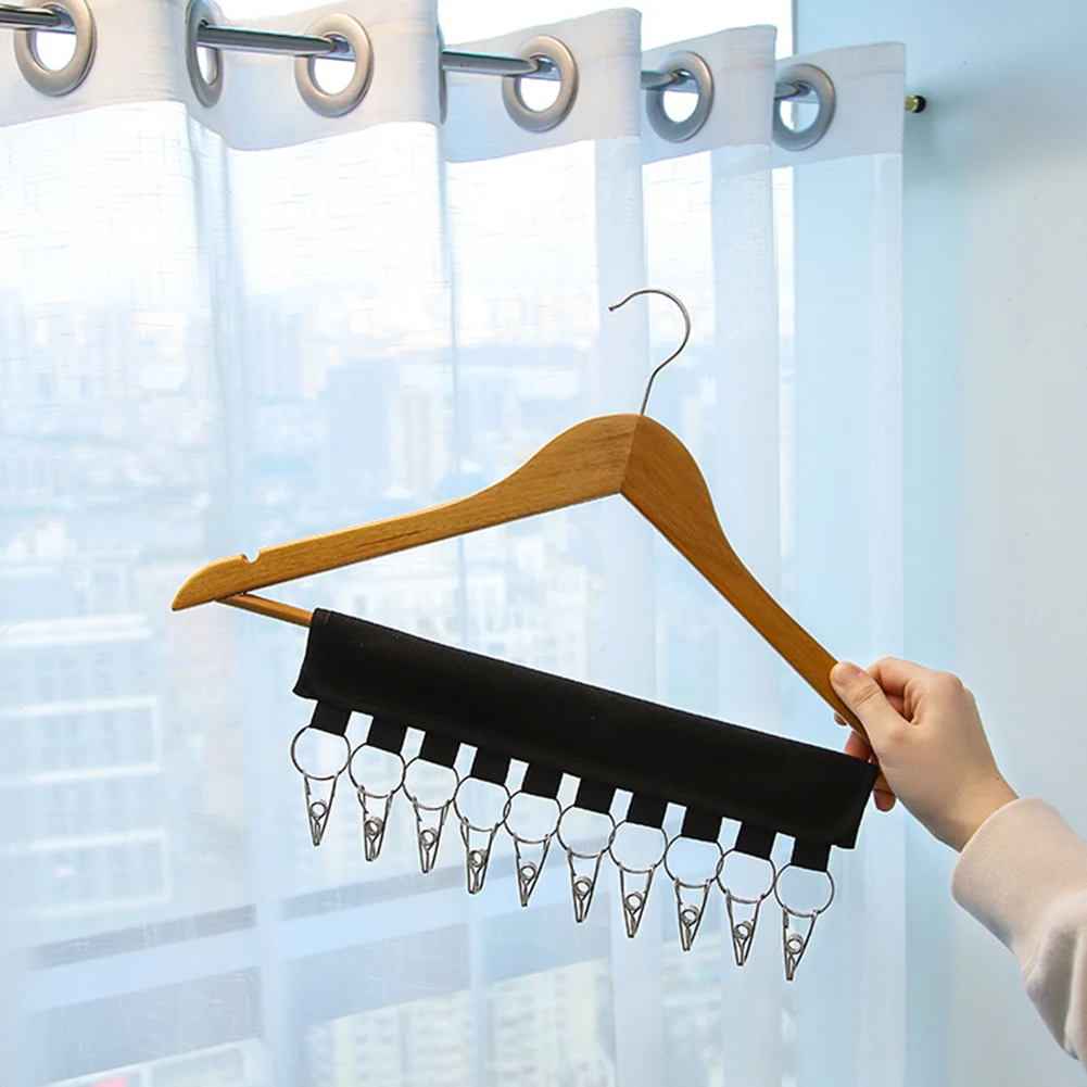 

Hats Socks Organizer Rack Hanging Peaked Cap Scarf Storage Rack Hanger Multifunctional Closet Wardrobe Storage Holder