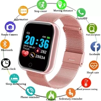 d20 smartwatch 2021 women smart watch waterproof heart rate blood pressure monitor bluetooth smart bracelet watch for men sport