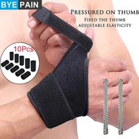 byepain 11pcs thumb wrist stabilizer splint for trigger finger pain relief arthritis tendonitis sprained and carpal tunnel