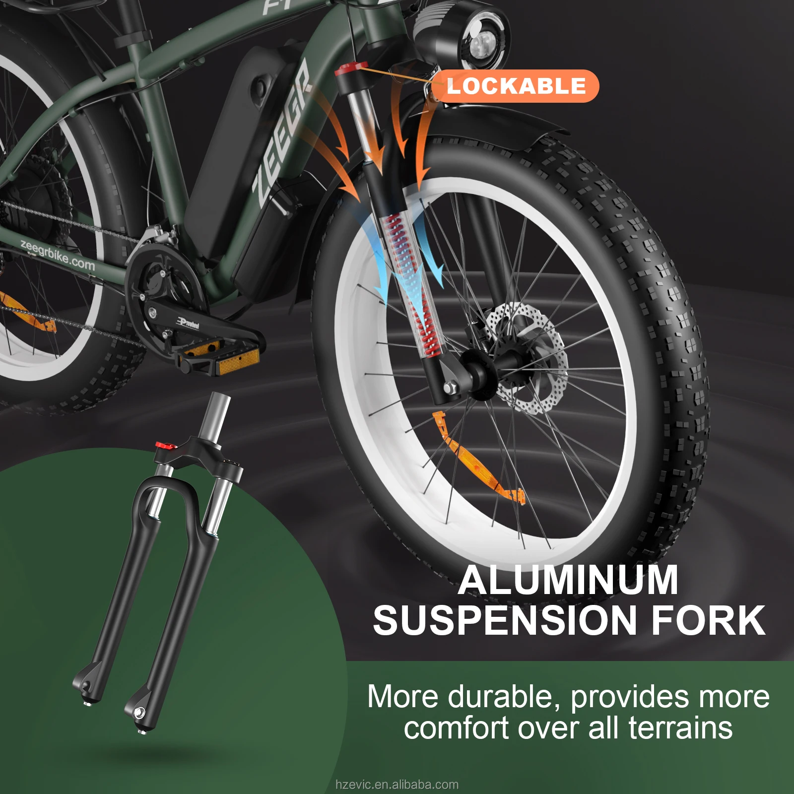 Прямая продажа с фабрики 26 дюймов 48 В 1000 Вт мотор Ebike Zeegr мощный горный