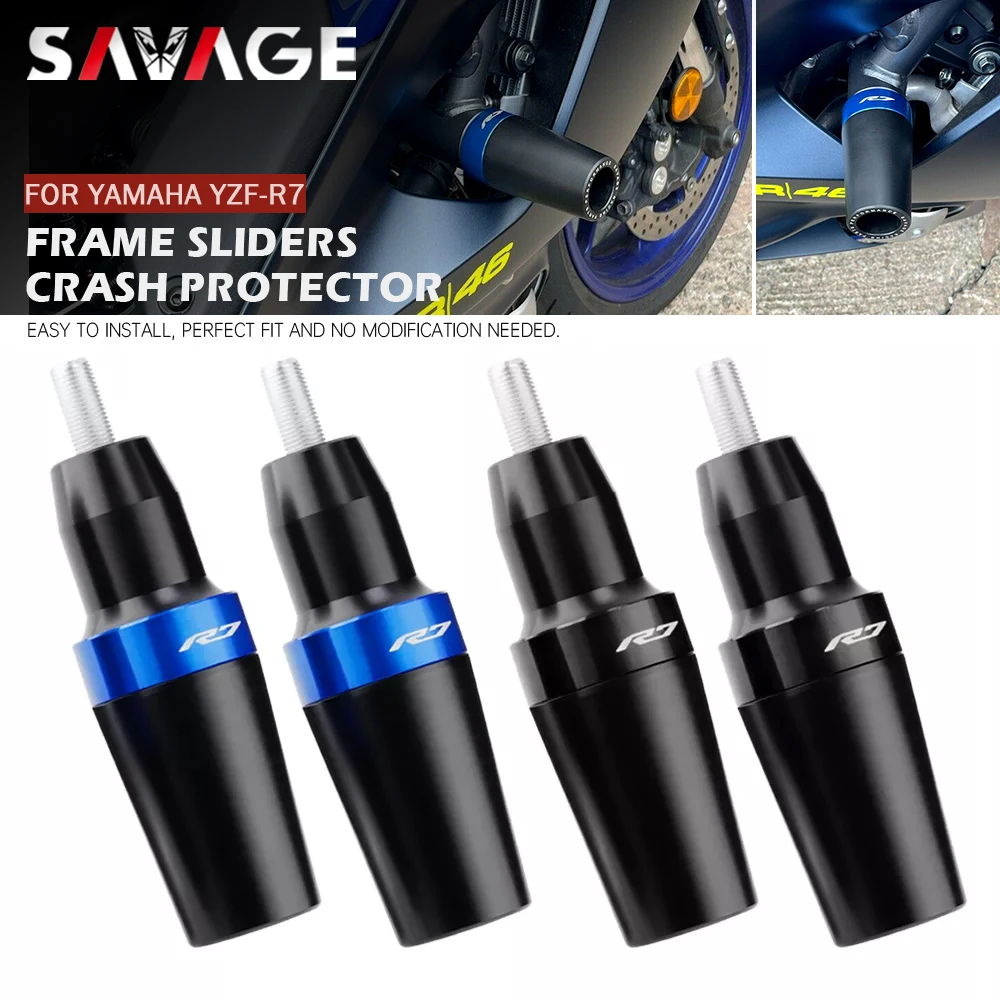 Yzf R7 Frame Slider Crash Protector Per Yamaha Yzfr7 Yzf-R7 2021 2022 2023 Accessori Moto Protezione Anticaduta Bobine Pad
