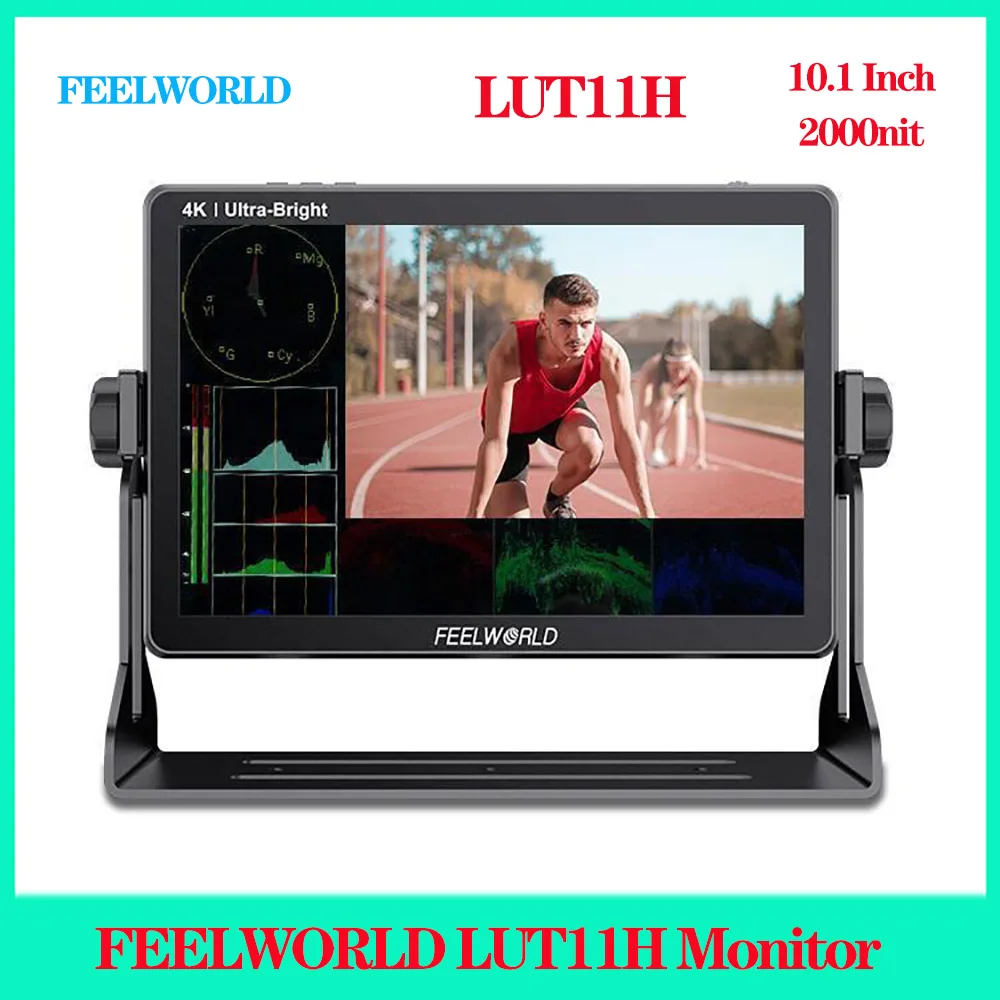 FEELWORLD LUT11H 10 1-дюймовая ультраяркая зеркальная камера 2000 нит полевой монитор