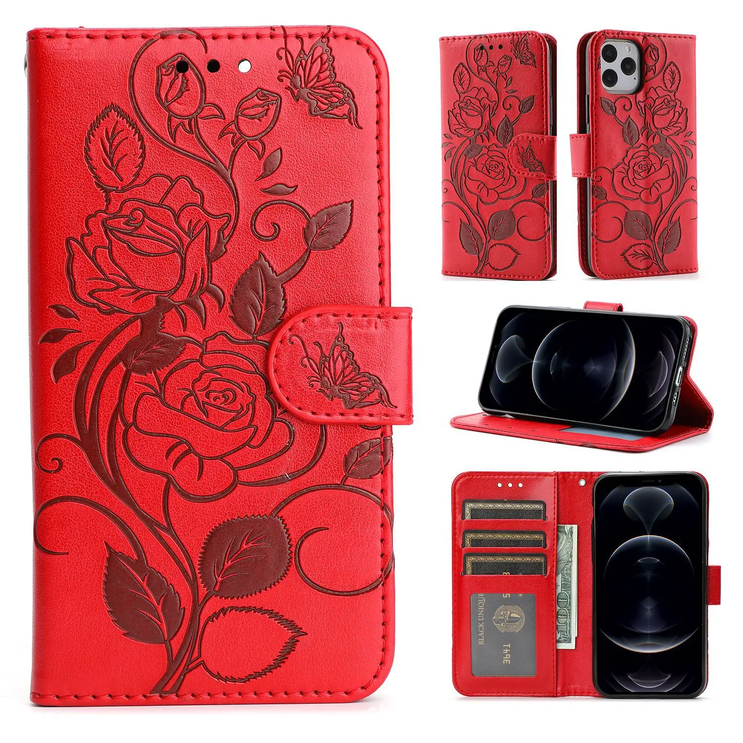 

Flower pattern Wallet Leather Case For oppo R7 R7s R9 R9s R11 R11s R15 R17 RX17 Plus Lite Neo Wallet phone cover