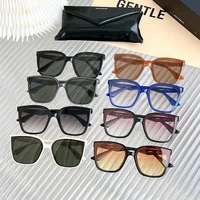gentle monster sunglasses for men women 2021 vintage luxury brand designer trending burty uv400 acetate black gm sun glasses