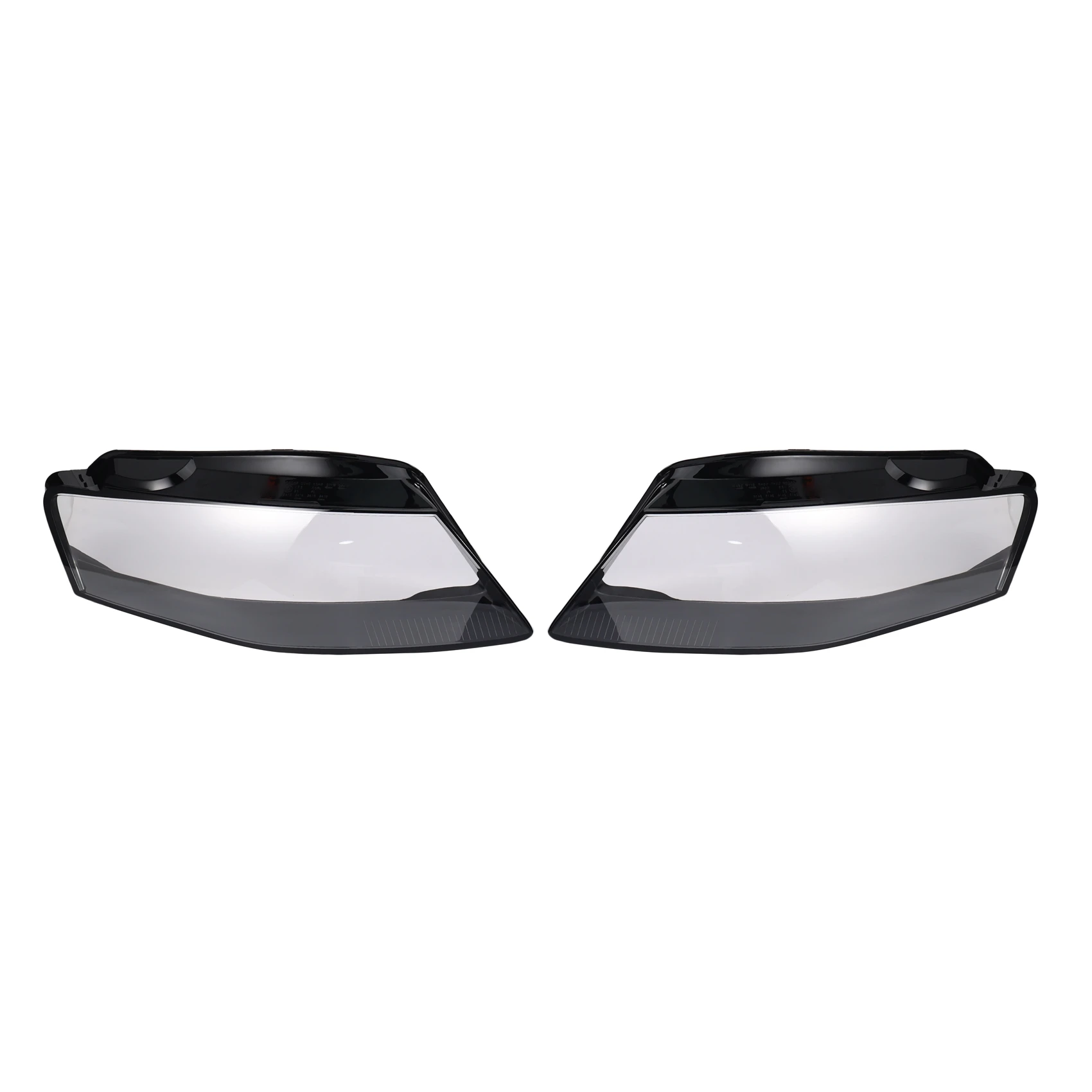 

1Pair Front Car Headlight Lens Light Cover For A4 B8