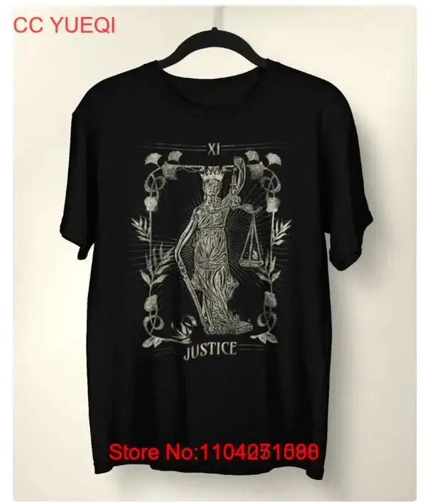 Рубашка Таро подарок карты правосудия подарки для предсказателя юриста ведьма